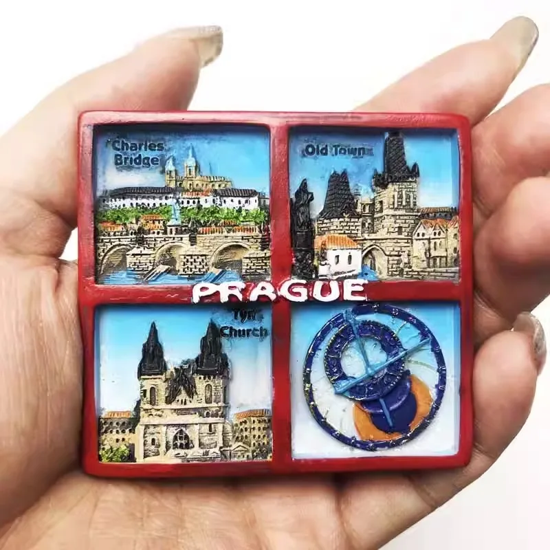 The Czech Republic Fridge Magnets Prague Travelling Souvenirs Home Decoration Wedding Christmas Gifts Rfrigerator Stickers