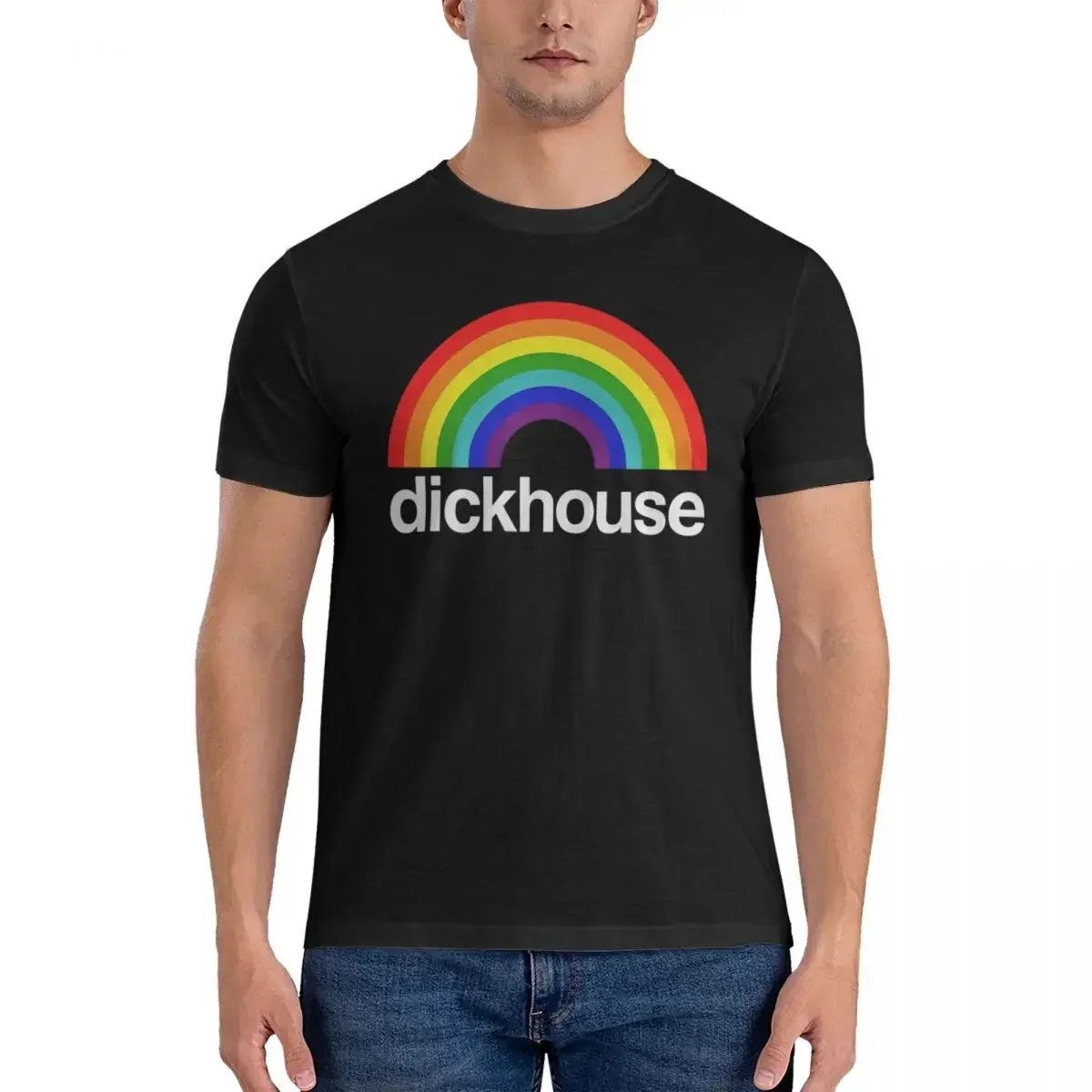 100% Cotton Dickhouse T-shirt Men Classic Oversized T Shirt Men Round Neck Summer Shirts Tops S-6XL