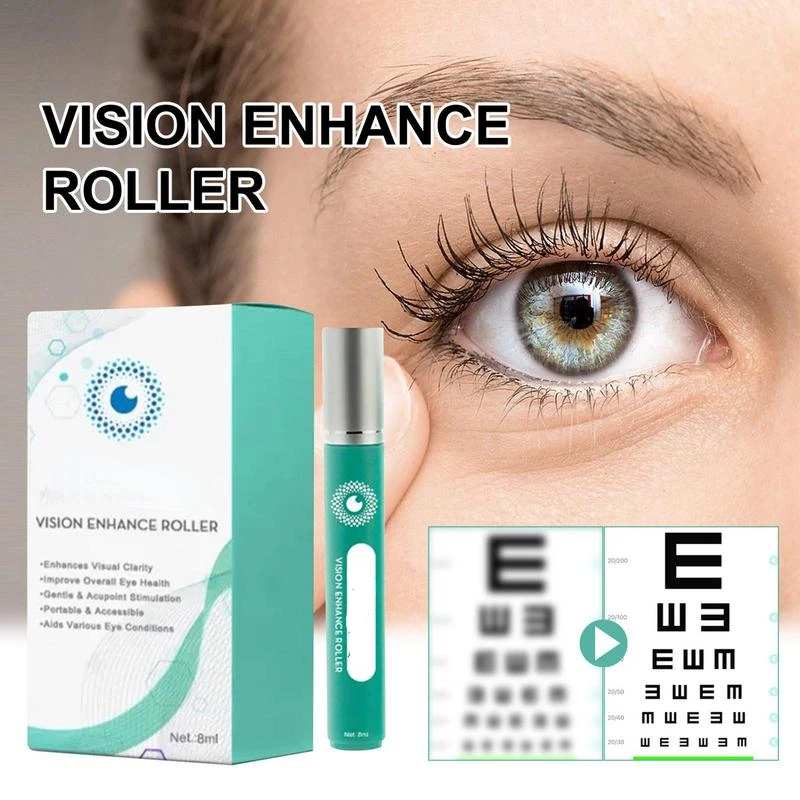 Vision Enhance Eye Roller Clearer Vision Roller For Men Anti-Fatigue Eyesight Care Product Enhanced Vision Improve Eyesight