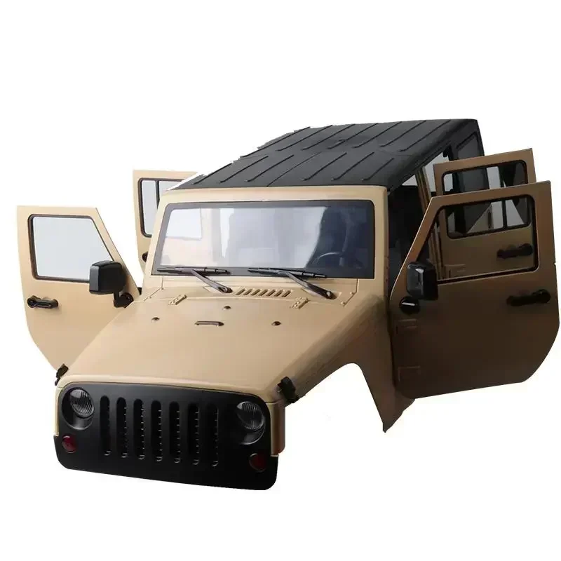 1:10 313mm Wheelbase Wrangler Hard Plastic Body Shell KIT For 1/10 RC Crawler Cherokee Axial SCX10 & SCX10 II 90046 90047