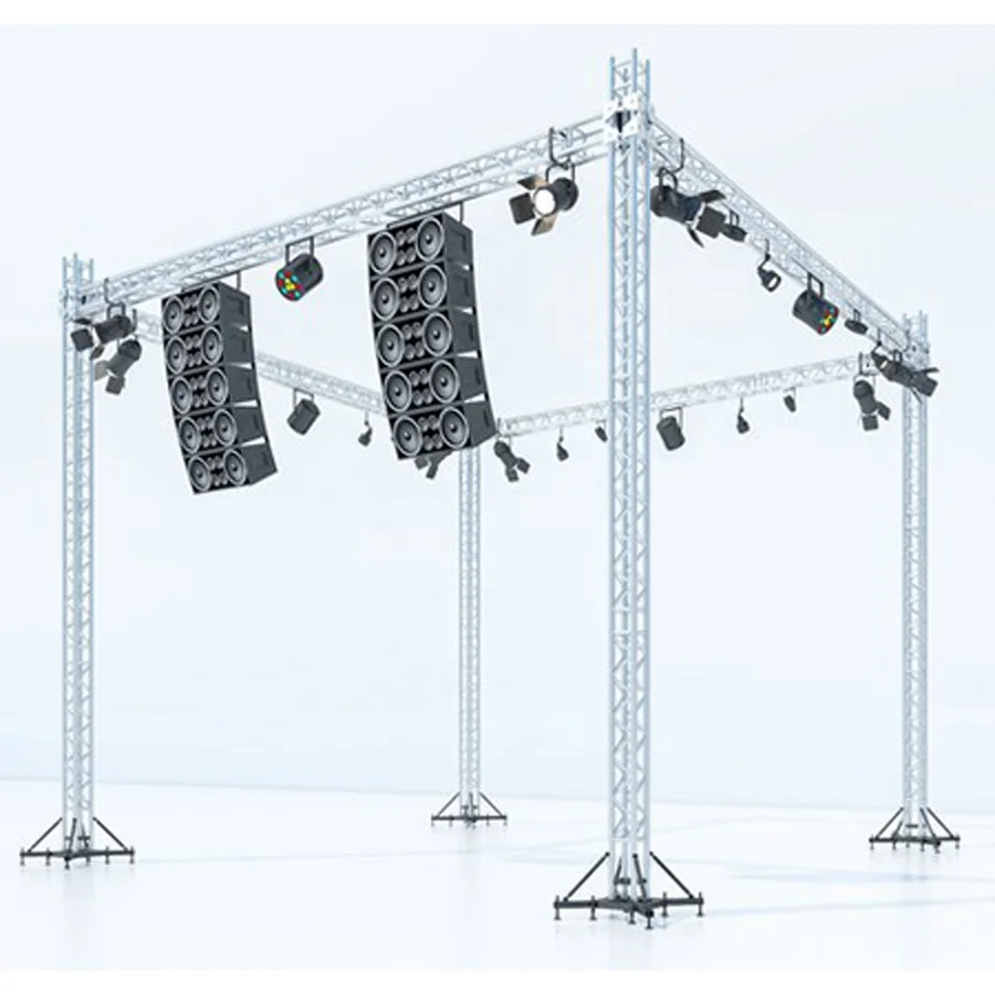 【Direct Factory Sale】Aluminum Concert Event Stage Line Array Speaker Stand Truss Lighting
