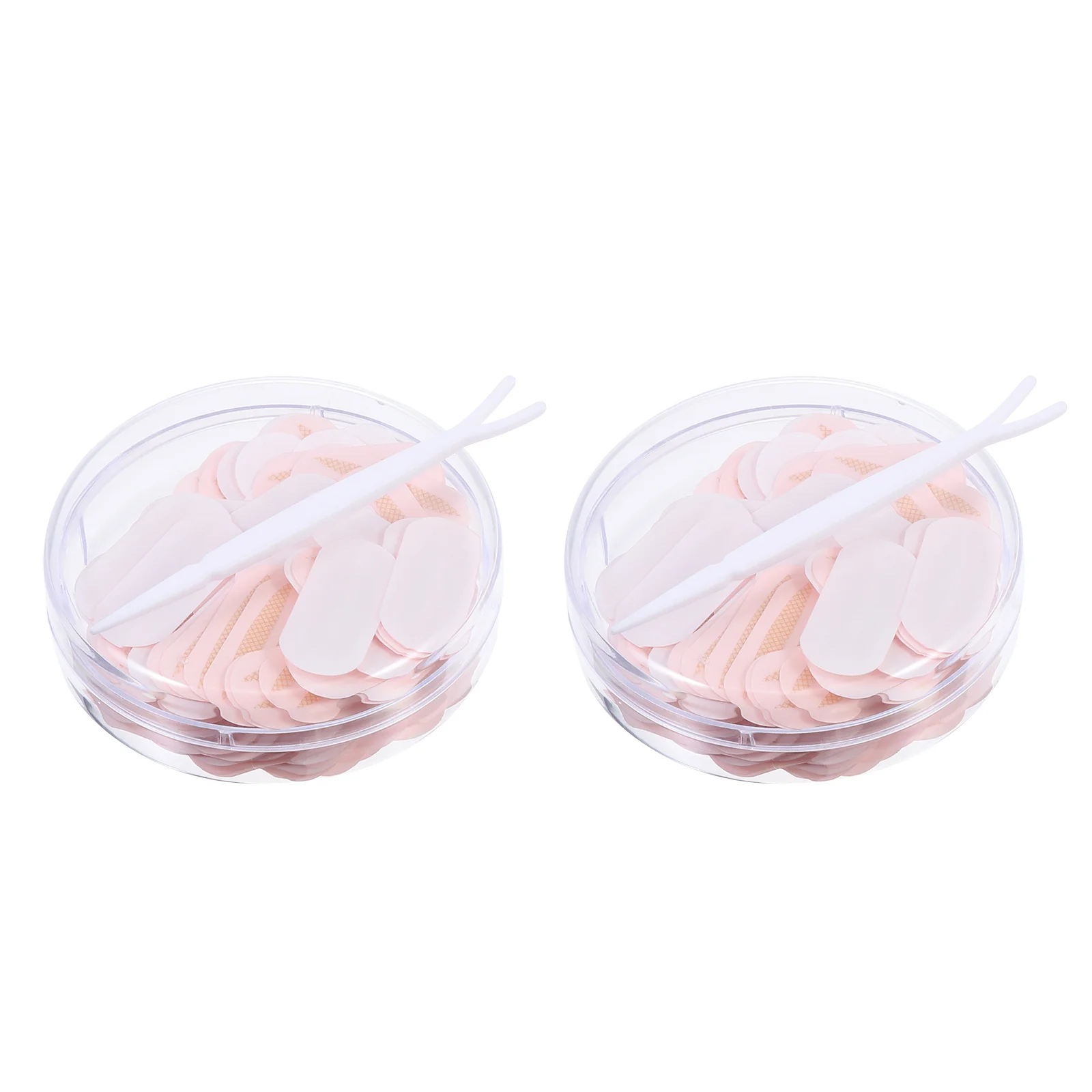 2 Cajas de Adhesivos Invisibles para Párpados Dobles, Adhesivo Médico de Larga Duración, Resistente al Sudor, Parches Naturales para Párpados para Mujeres