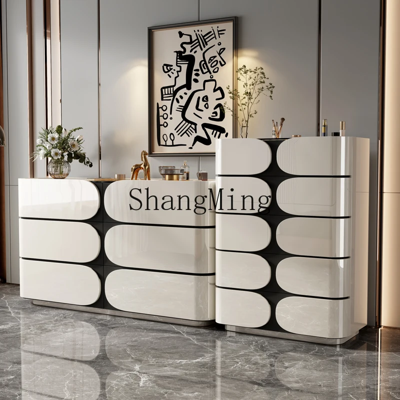 

LXY light luxury modern simple jewelry cabinet bedroom minimalist bedside storage cabinet