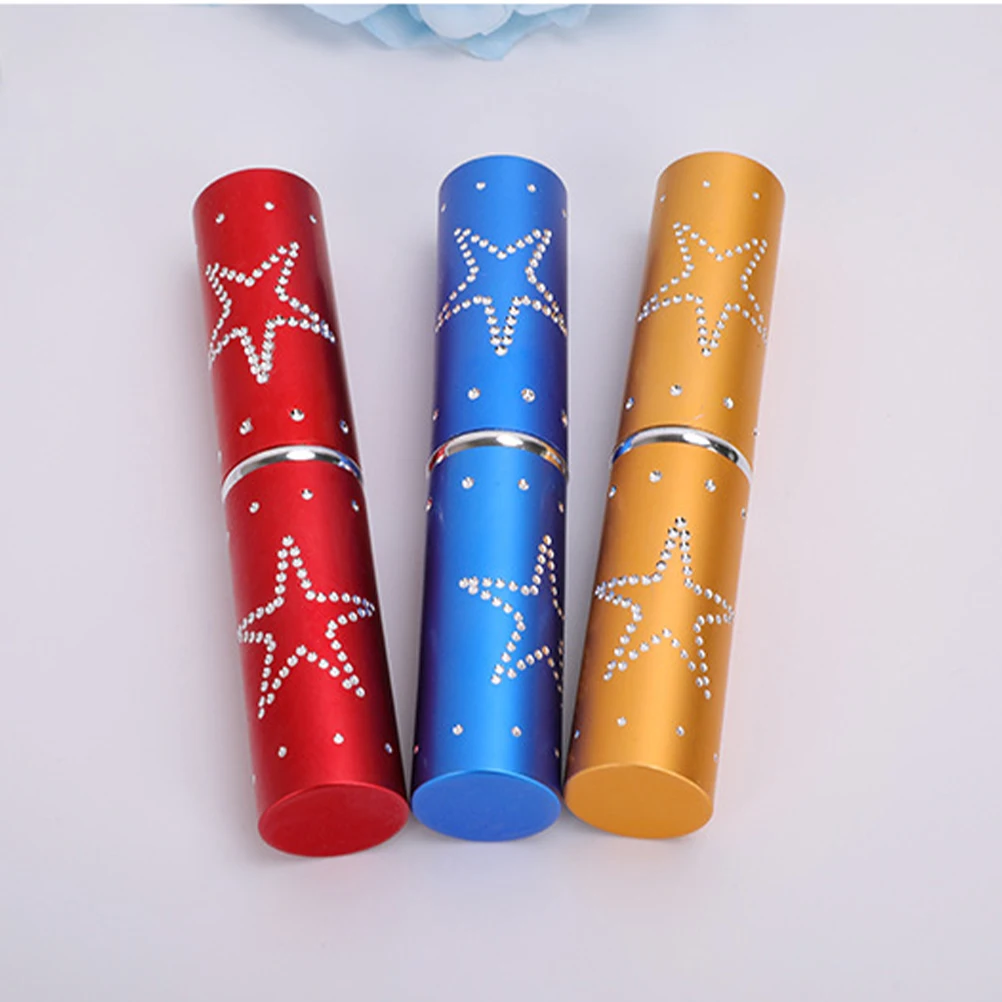 

3 Pcs Makeup Brush Women Face Colorful Powder Portable Retractable Loose Blush Foundation