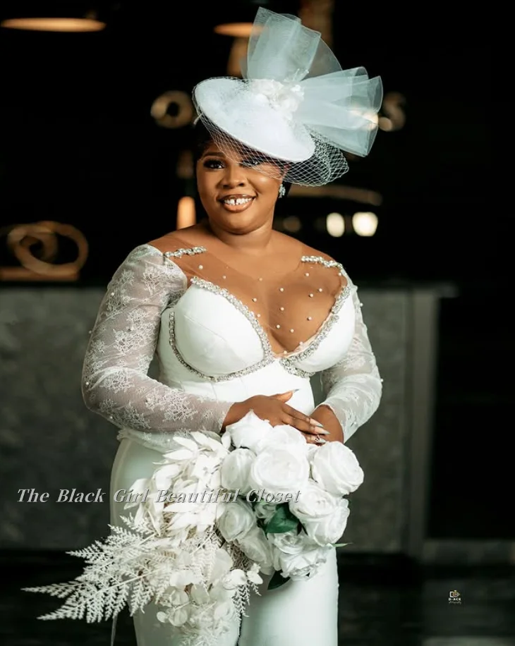 Customized Round Neck Tulle Round Neck Wedding Party Dress Mom Dress Lace Long Sleeve Splicing Short Hem Straight Trouser Suit