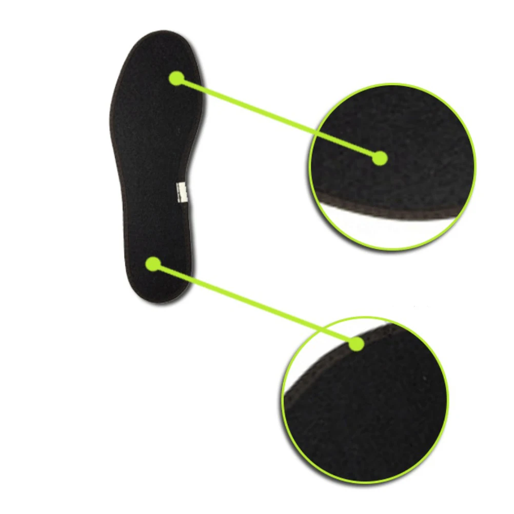 

4pcs Bamboo Charcoal Mesh Insoles Sweat Absorbent Shoe Inserts Anti Foot Care Tool For Men Women Size 42 Black