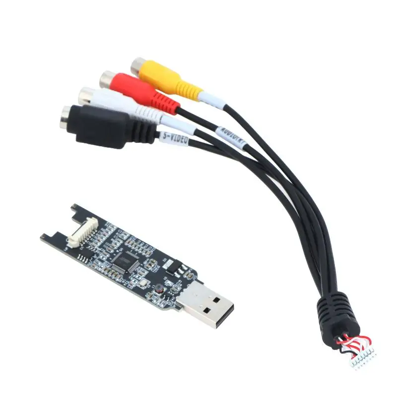 MS2107 Analog AV to USB Video Capture Card Plug Play Stable Transmission for Car Rearview Industrial Phase Use