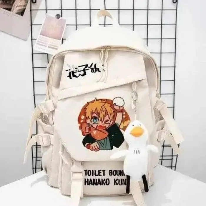 Jibaku Shounen, унитаз, Hanako-Kun, школьные сумки для подростков, рюкзаки большой вместимости, аниме-игра