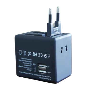 

Intelligent and safe power protector converter plug multi-nation travel adapter with USB charge