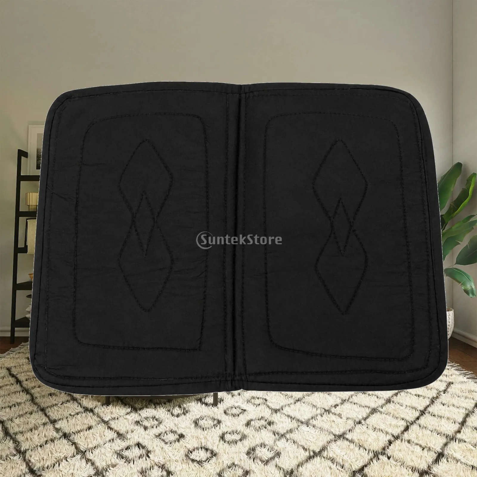 Horse Saddle Pad Wool Felt Sweat Blanket with Rounded Corners Quilted Construction for Daily Training Stable Use Equestrian