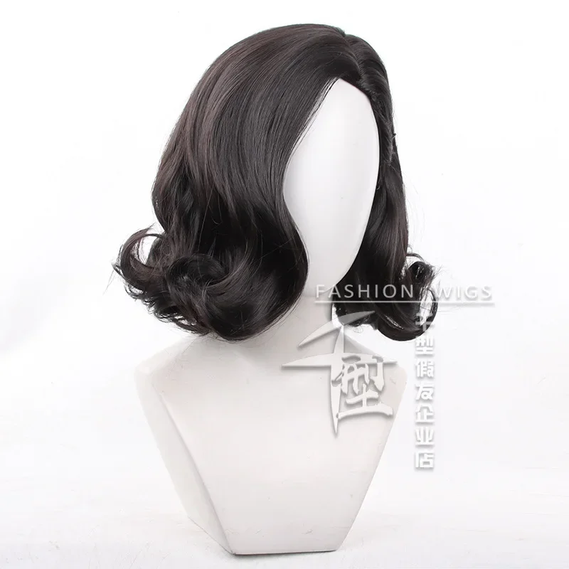 Wig Cosplay, Wig 35cm tahan panas, rambut sintetis, Wig Biohazard + topi Wig, pesta, Wig Cosplay Halloween