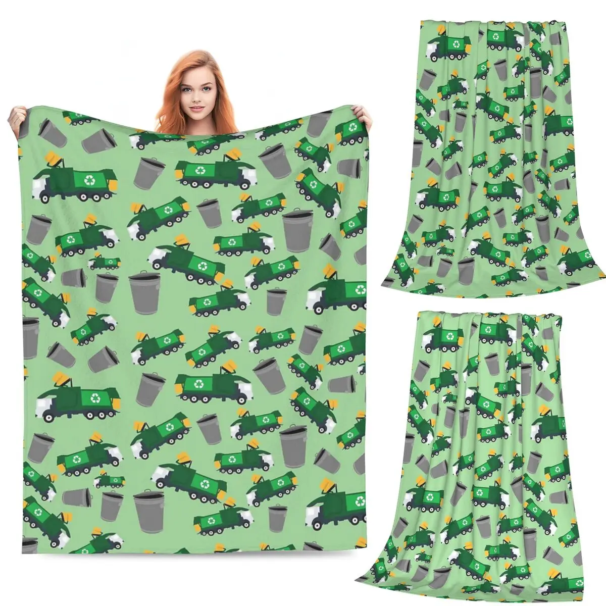 

Одеяла с рисунком мусоровоз, флисовое одеяло для дивана, постельные принадлежности для дивана, уличные пледы, покрывало, одеяло