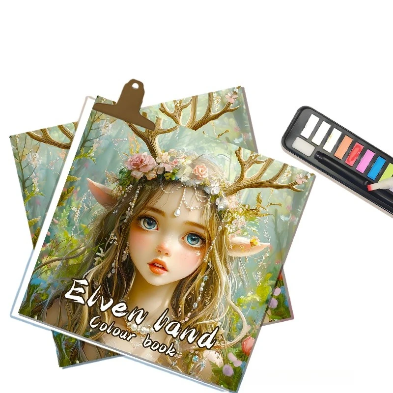 Hot Sale Adult Stress Relief Coloring Book Thick Paper Fill-in Coloring Drawing Art Notebook