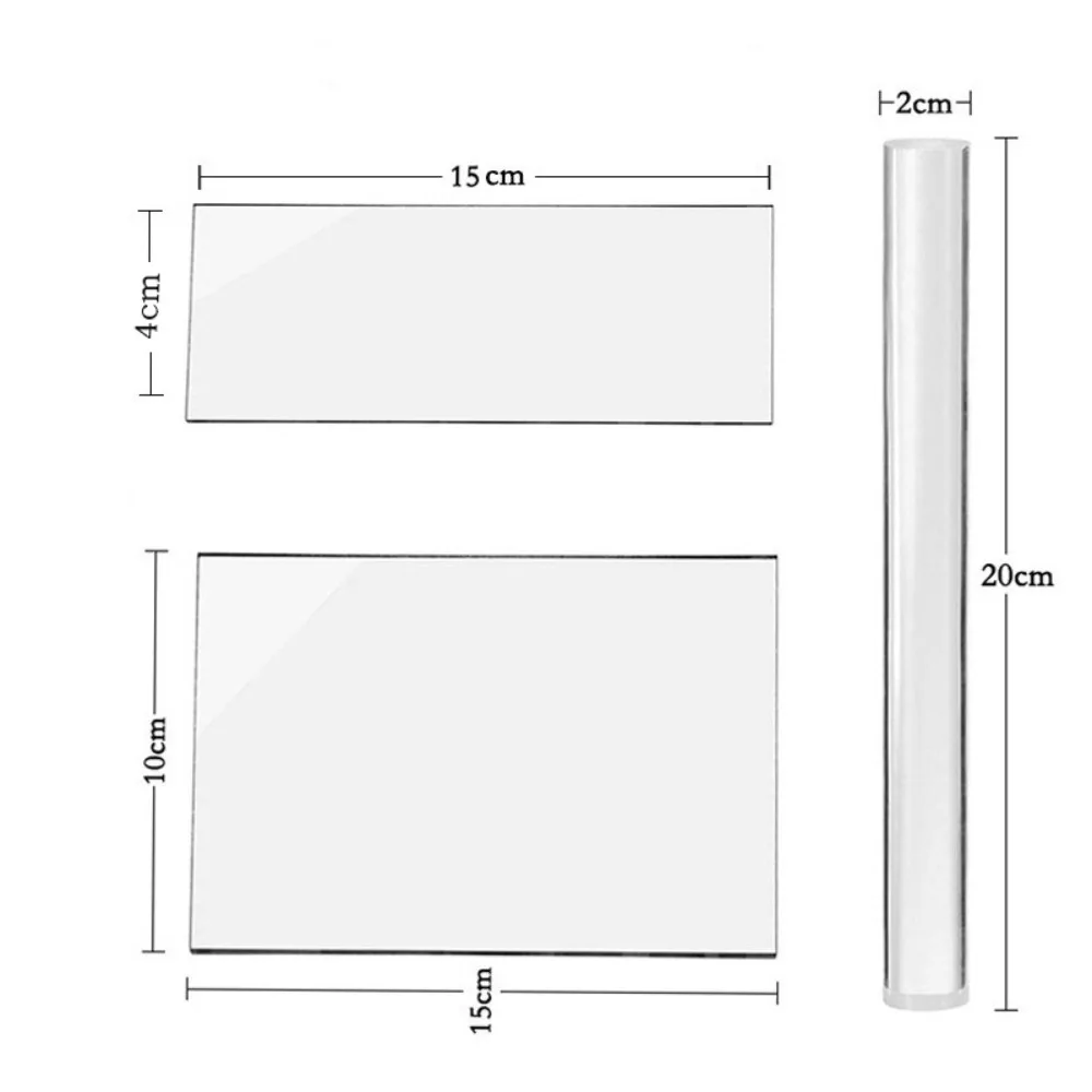 Acryl Polymeer Klei Cutter Tools Transparant Titanium Staal Vormgeven Mes Zilver Keramische Snijders Modellering Benodigdheden