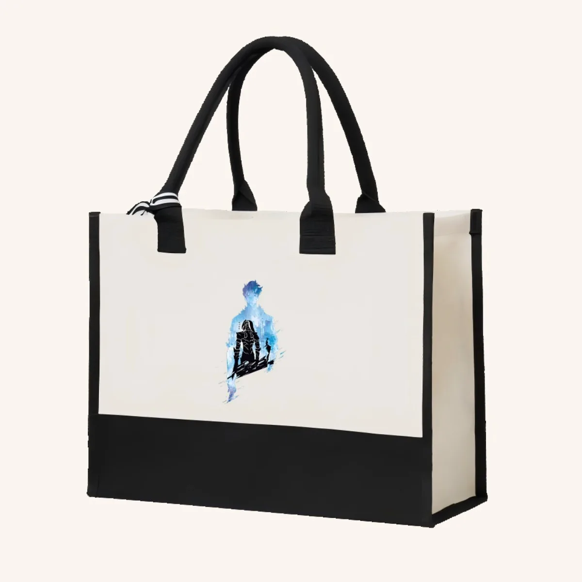 التسوية 2026 جديد وصول موضة عملية واسعة قابلة لإعادة الاستخدام حمل حقيبة نمط طباعة 2 لهجة الثقيلة حقيبة كتف كبيرة f