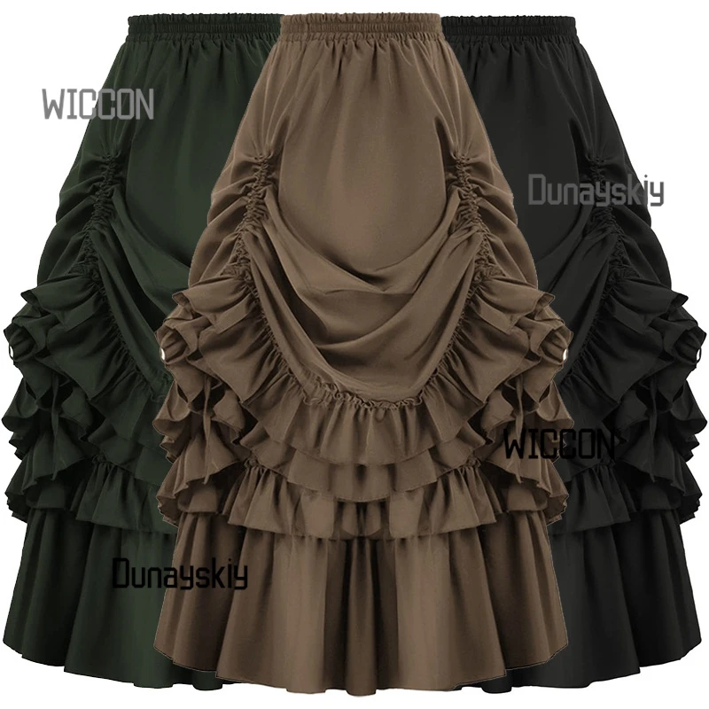 

2025 Gothic Victorian Mini Dress - Steampunk Corset Bustier Halloween/Christmas Cosplay