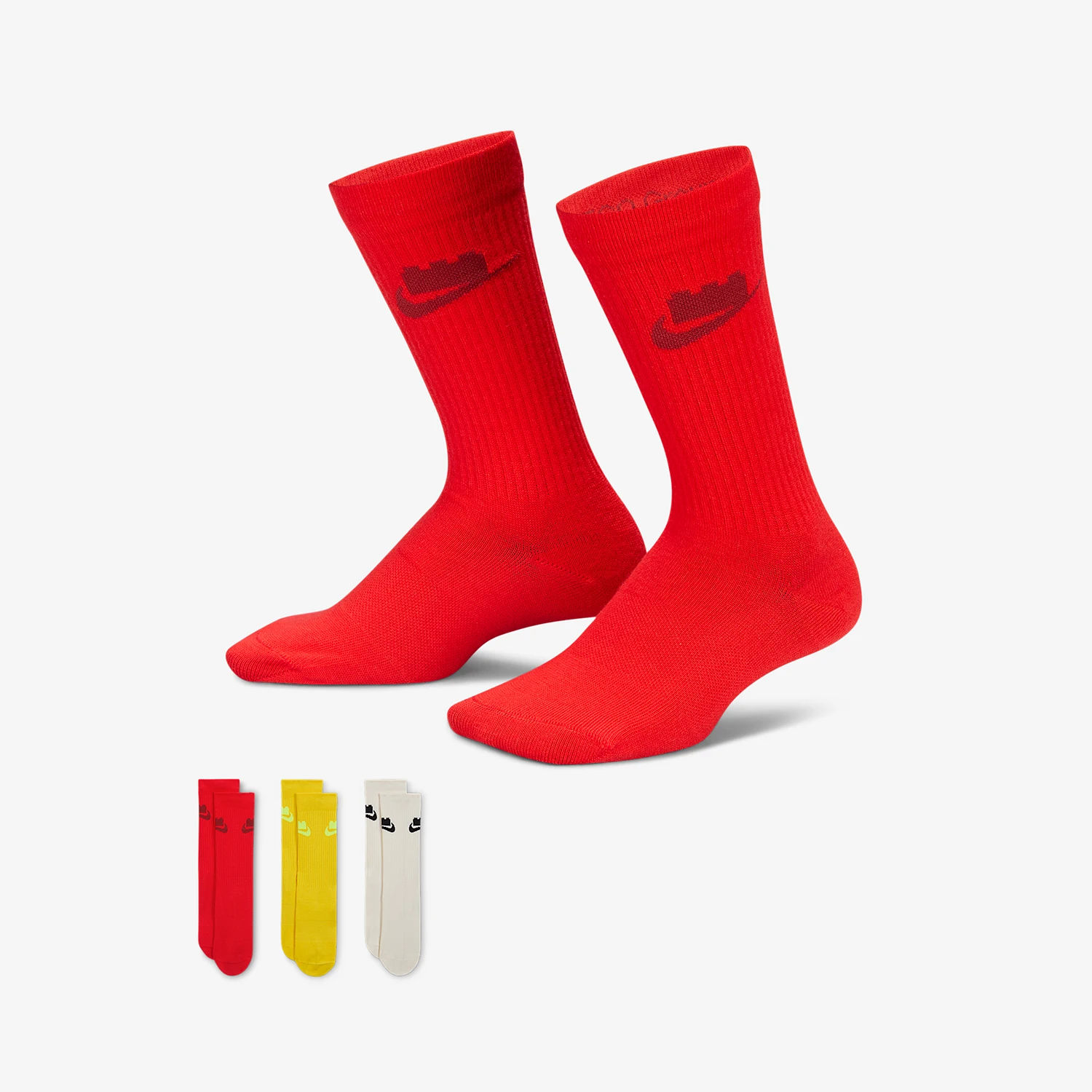 

Оригинальные спортивные носки Nike x LEGO для мужчин и женщин, модные, до середины икры, комплект из трех пар, HV9635-900