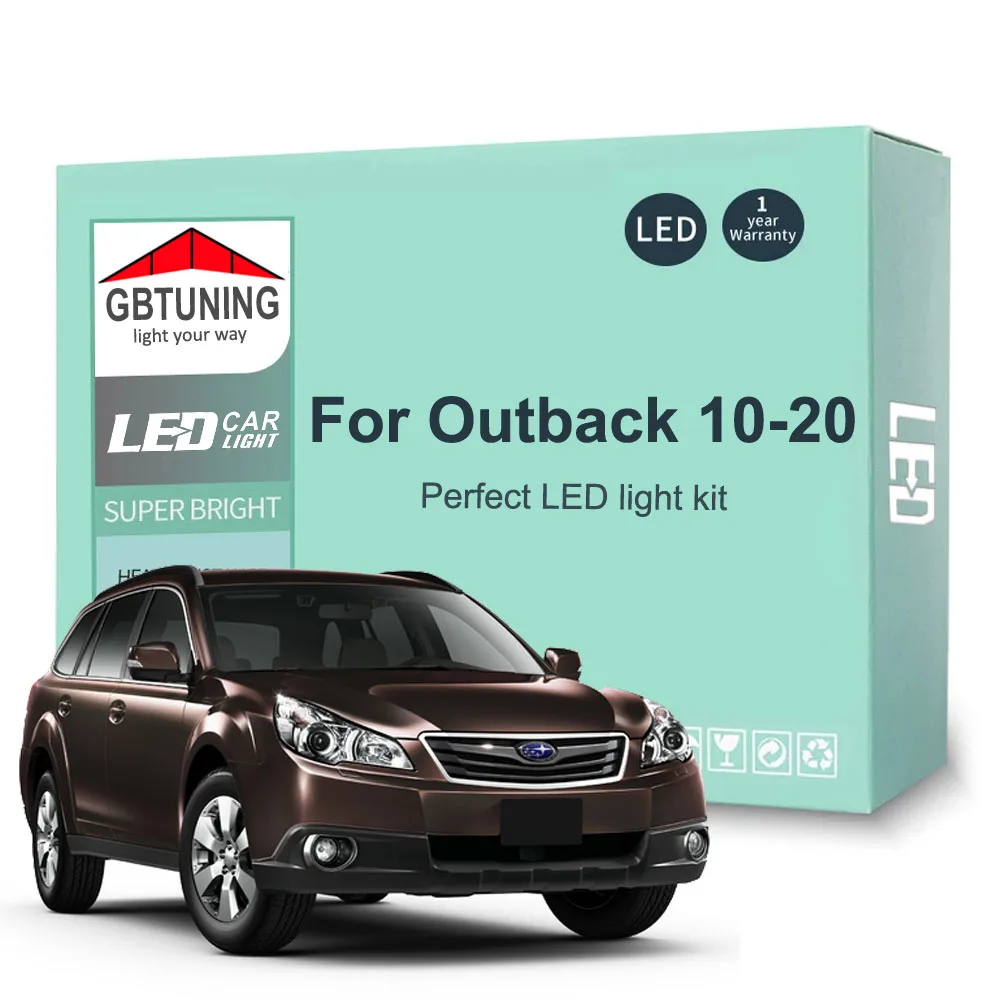 

14Pcs Cars Accessories Canbus LED Interior Light For Subaru Outback BR BS 2010 2011 2012 2013 2014 2015 2016 2017 2018 2019 2020