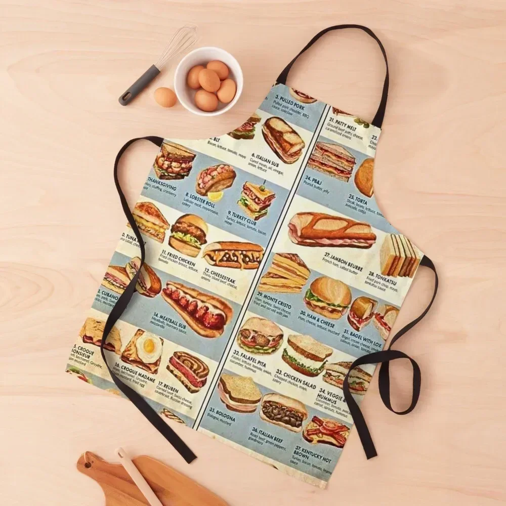 

Все сэндвичы! Фартук Платье Предметы домашнего обихода Кухня Кухонные вещи Водонепроницаемый кухонный женский фартук