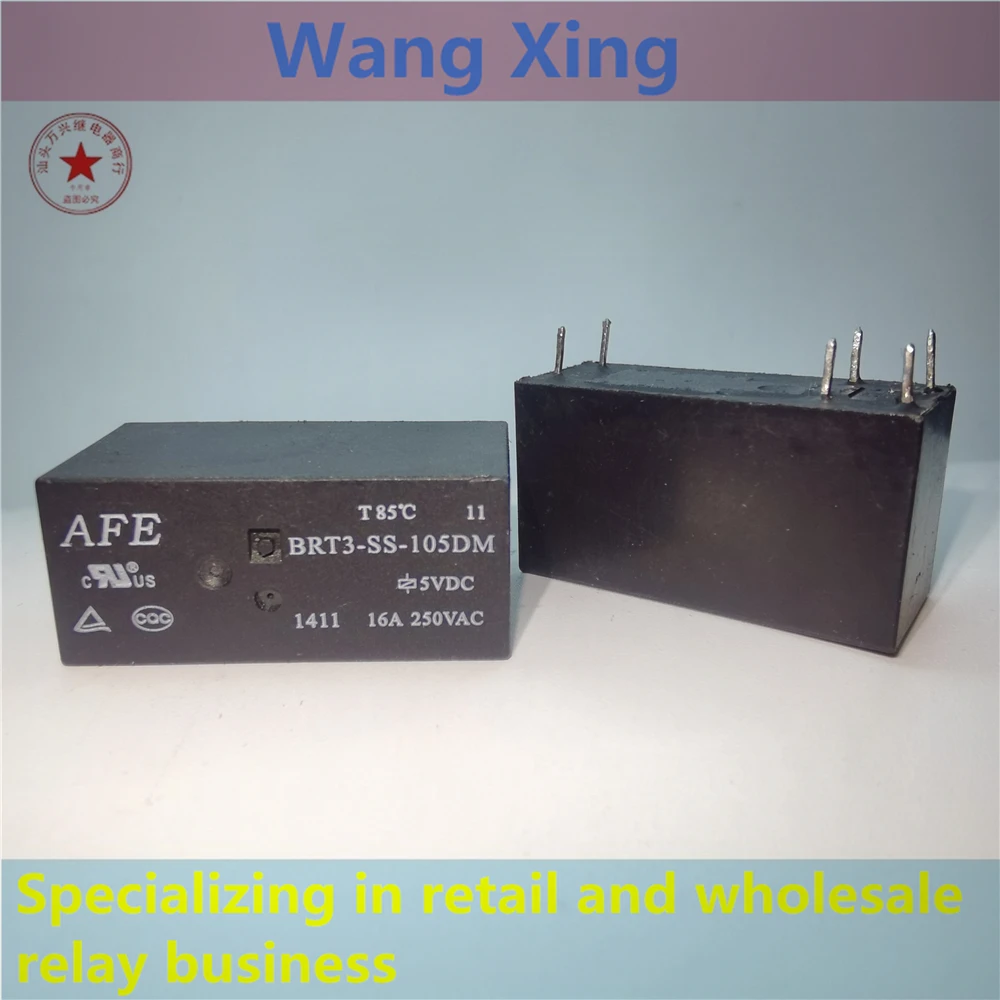 

BRT3-SS-105DM BRT3-SS-112DM BRT3-SS-124DM Electromagnetic Power Relay 6 Pins