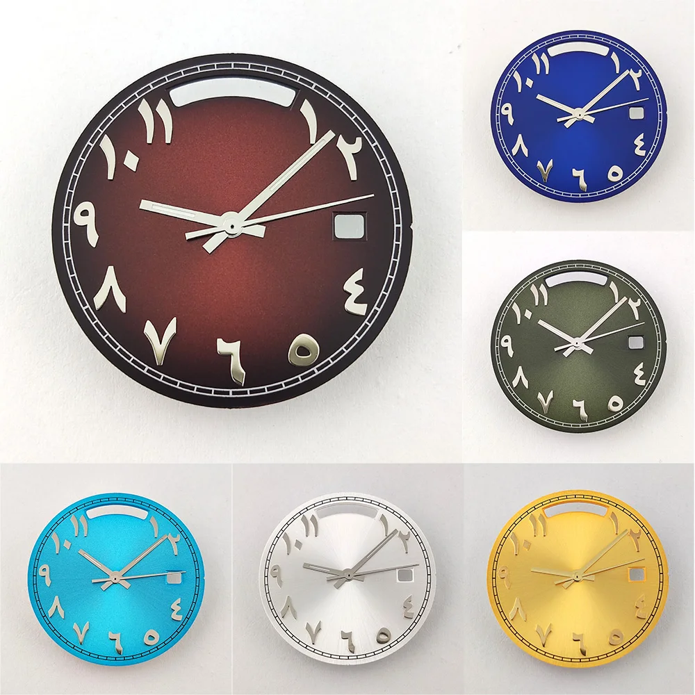31mm Dial 8285 Dial Arabic Numerals Dial Multiple Colors High-Quality Accessories Dial With Hands Fits Miyota 8285 Movement