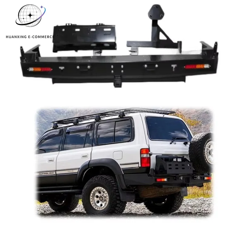 Land Cruiser For LC80 FJ80 1989-1998 Lx450 Automotive Parts Steel Bull Leg with Double Tire Bracket Iron For LC80 Customized