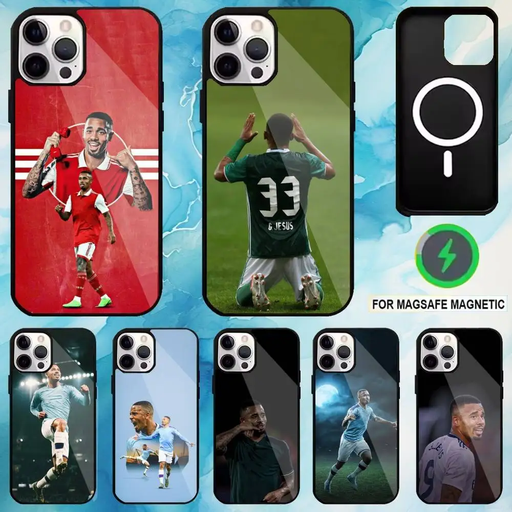 

Athlete G-G . J-Jesus Phone Case For iPhone17,16,15,14,13,12,11 Plus,Pro Max Magnetic For Magsafe Wireless Charging