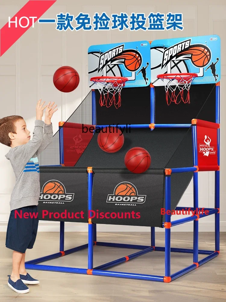 A49 Basketball Hoop Shooting Machine Adult Home Outdoor, Frame Shooting Trainer Basket