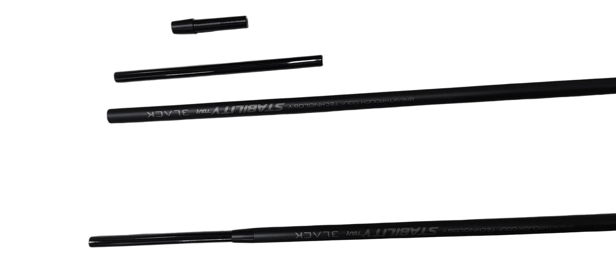 Golf Putter Shaft STABILITY Tour Black Steel Combo Tip 0.370 100g 37.5 inches Putter Shaft
