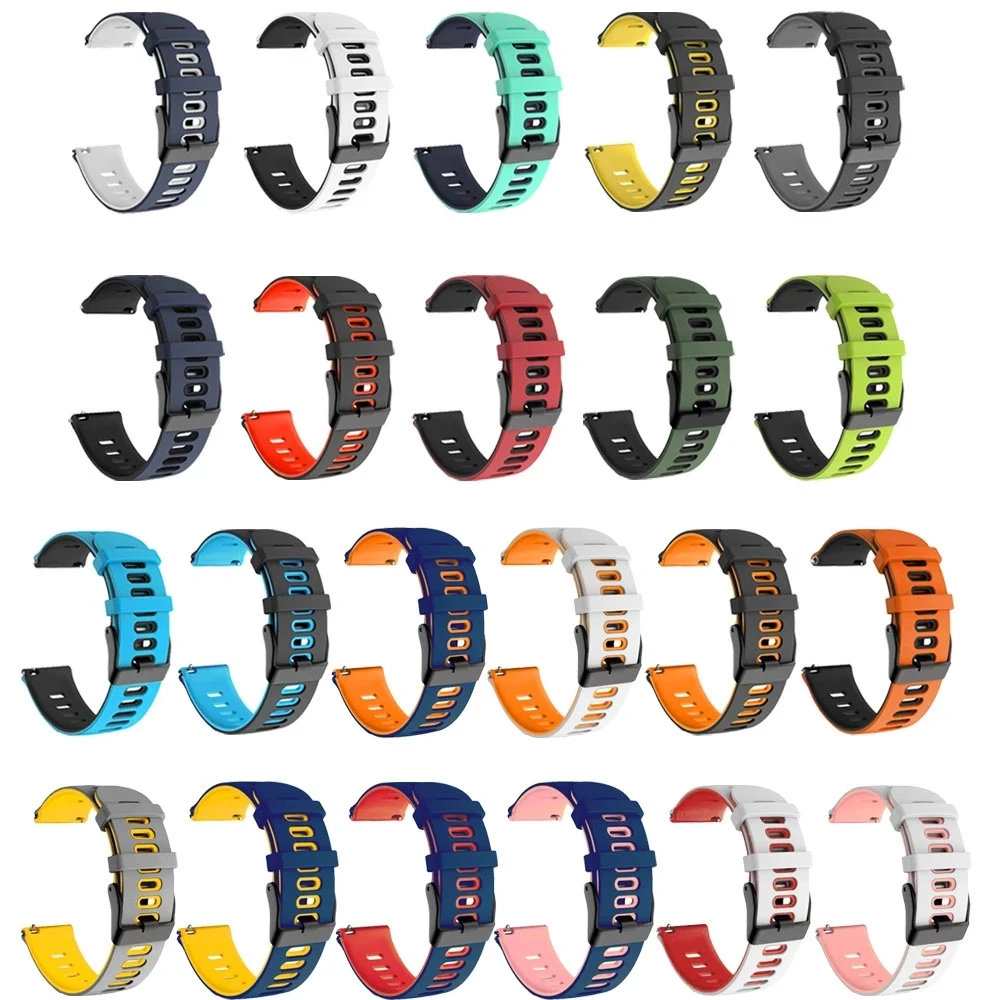 22mm Replacement Silicone Strap For Huawei Watch 4 GT3 SE GT 2 GT2 GT 3 Pro 46mm Wristband Smartwatch Band Watchbands Bracelet