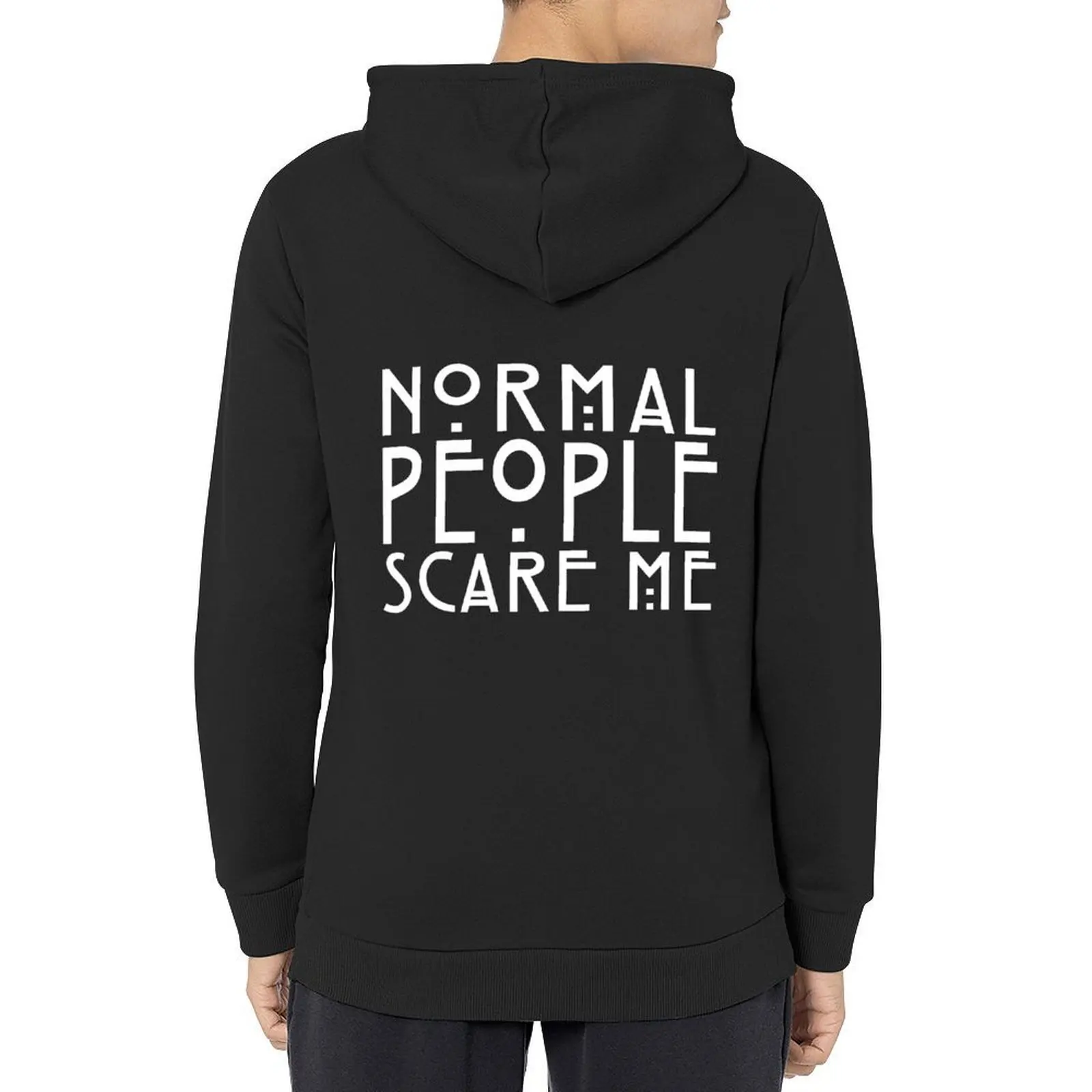 

NORMAL PEOPLE SCARE ME Hoodie men's autumn clothes men wear korean autumn clothes men's sweat-shirt new in hoodies