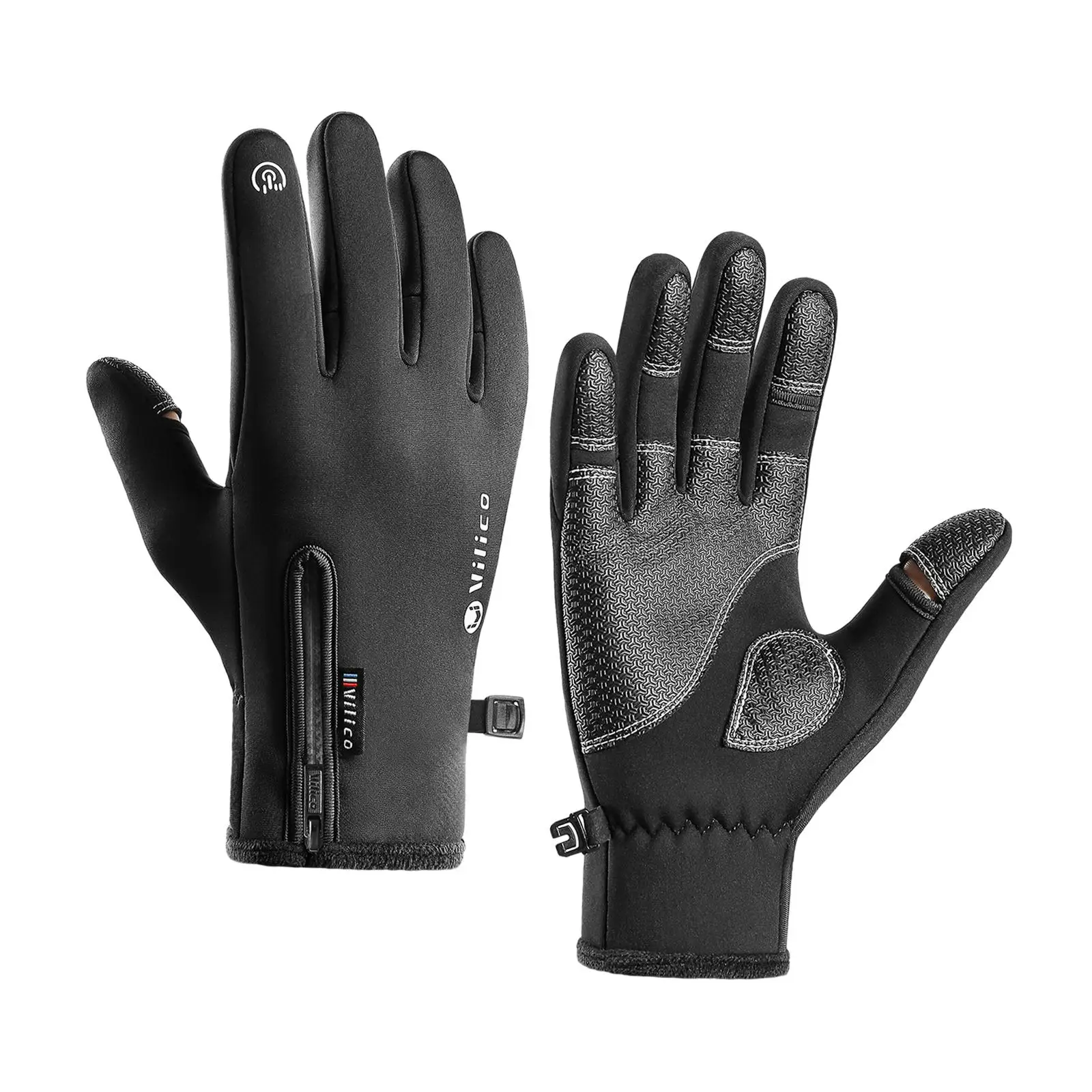 Men Winter Outdoor Gloves Windproof Thermal Touch Screen Waterproof for Biking Driving Hiking Camping Skiing Cold