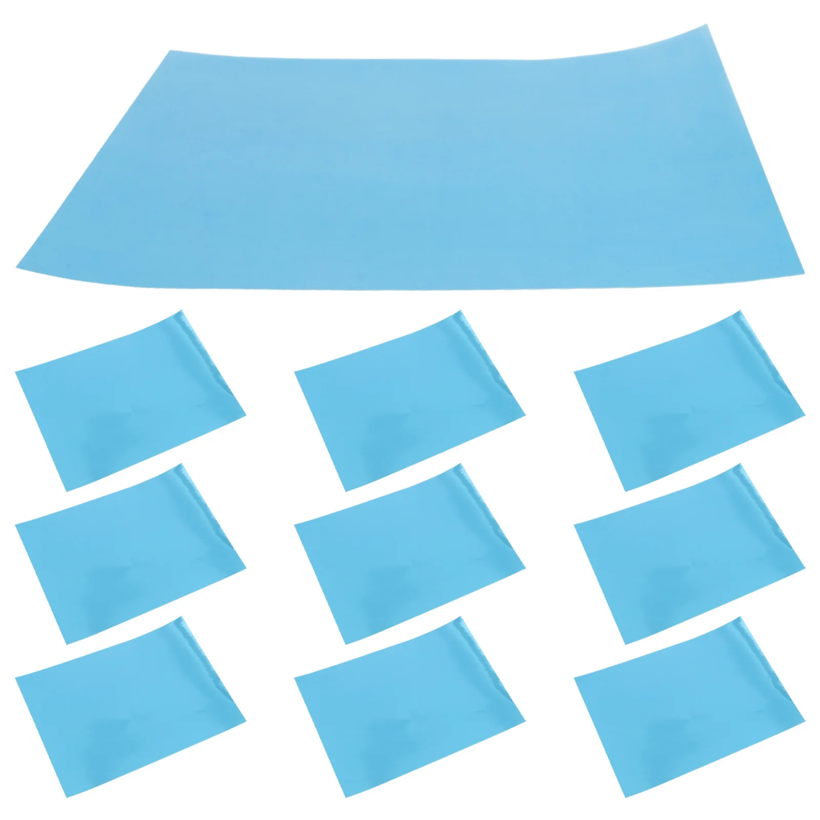 

10 Sheets Metallic Mirror Cardstock A4 Shimmering Foil Paper for DIY Kids Crafts Scrapbooking Invitations Decorative Art