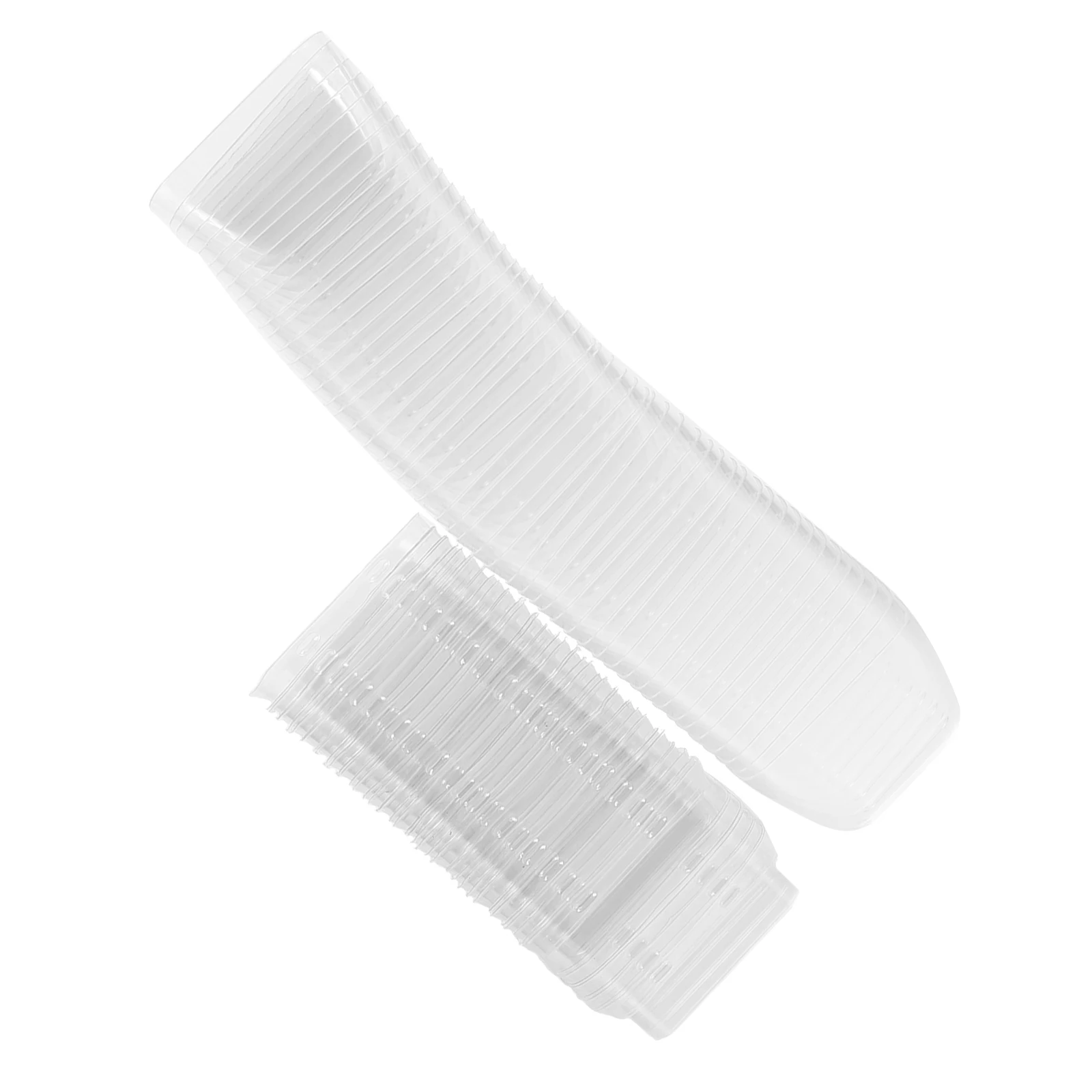 

50 Sets Disposable Dessert Cups Clear Plastic Cake Cups Pudding Mousse Jelly Salad Bowls Party Supplies