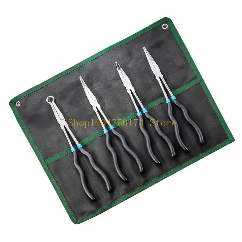 Long Nose Plier with Textured Handles and Storage Wrap Inside Repair Use Top Sale