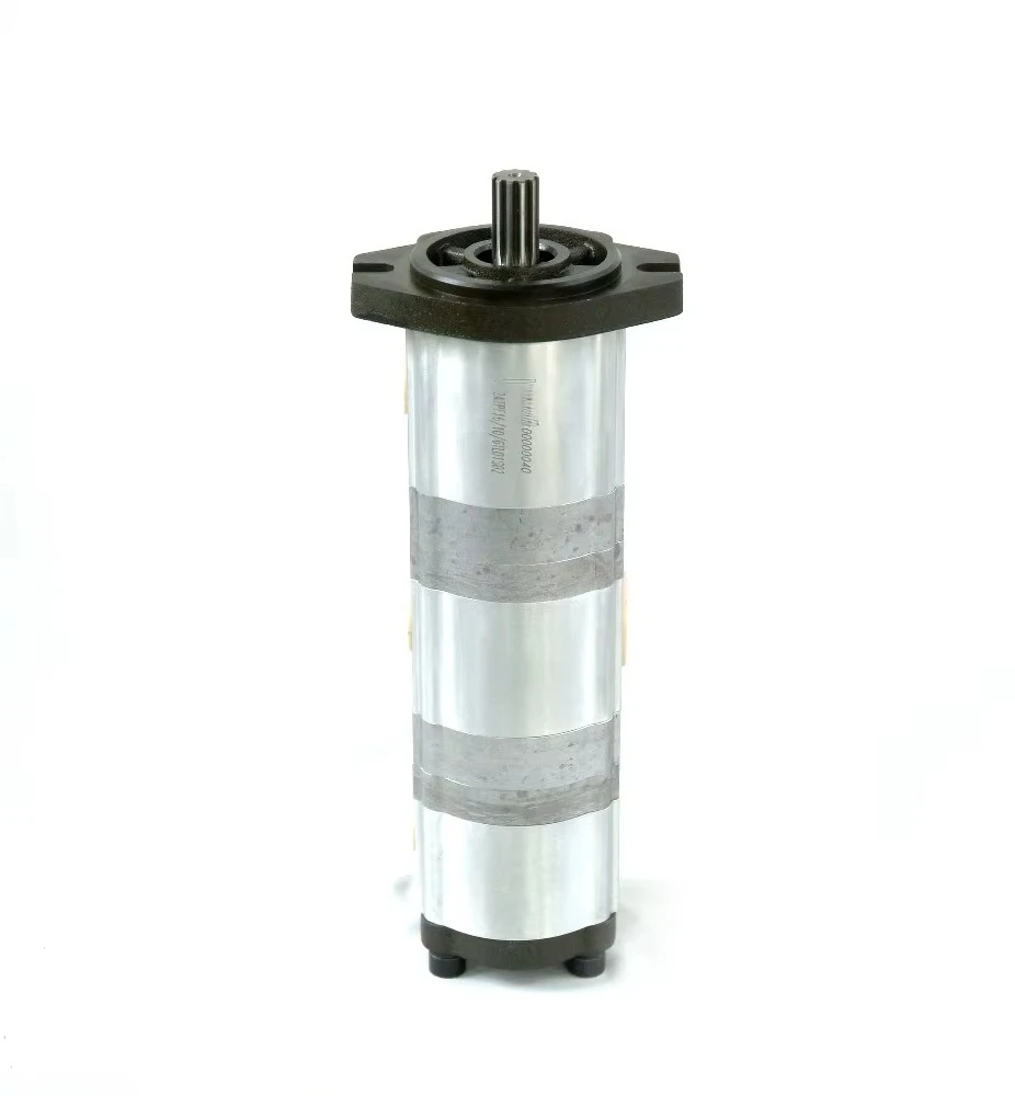 Durable Triple Hydraulic Gear Pump, High‑Pressure 3‑Section Multi‑Stage Hydraulic Gear Pump For Construction Machinery