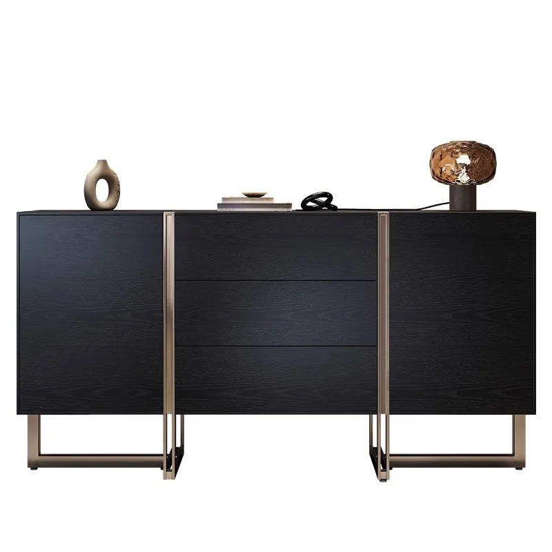 Itsolid wood porch cabinet entry living room partition decorative side cabinet modern simple storage side cabinet
