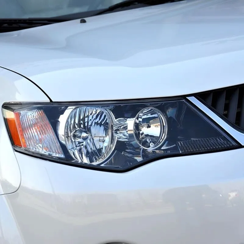 لميتسوبيشي أوتلاندر EX 2007 2008 2009 سيارة العلوي قذيفة غطاء استبدال كشافات عدسة المصباح الزجاج