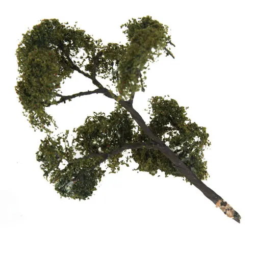 1:75 Scale DIY Ash Model Tree for Railways Railroad street and park Accessories