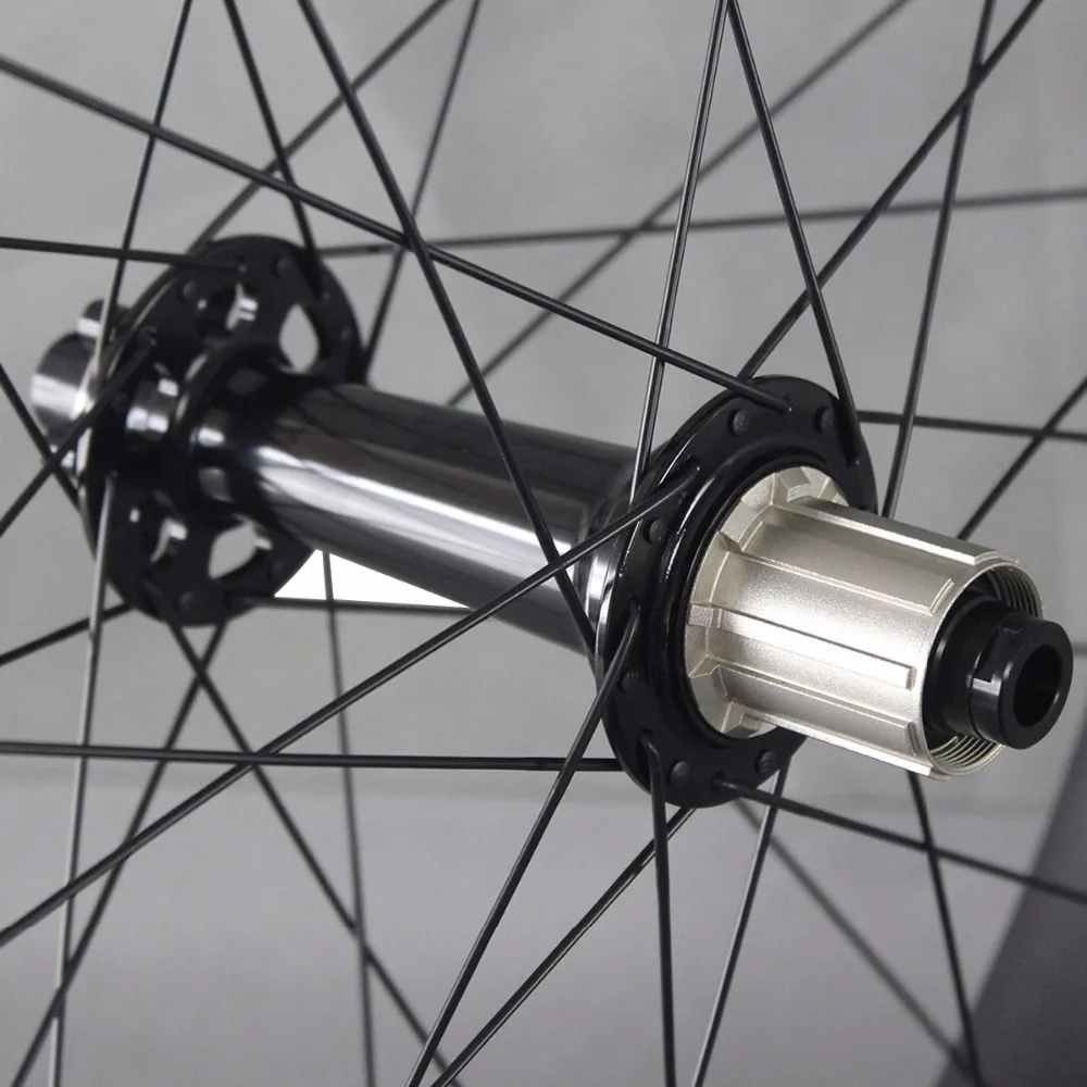 700C Aero 5-Spoke Carbon Fiber Wheelset, lightweight streamline carbon rim, high-speed durable wheel parts for professional road