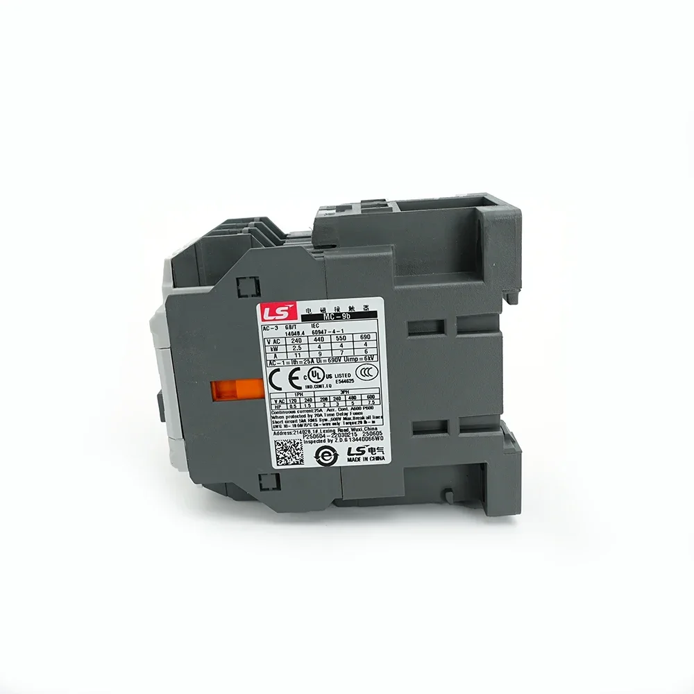 LS MC-9b AC Magnetic Contactor 3P 9A 1NO+1NC Coil 24V 110V 220V 380V Industrial Electromagnetic Contactor
