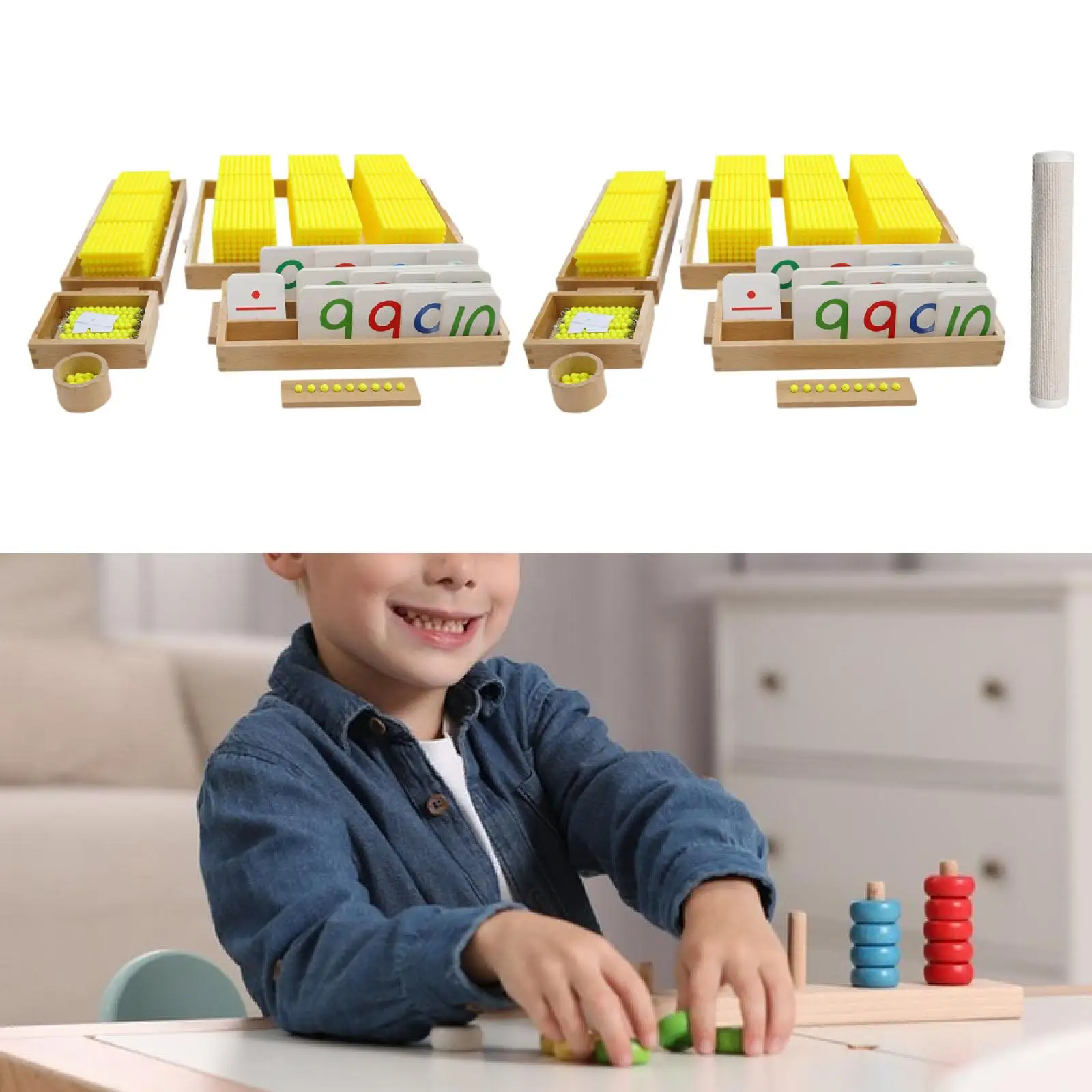 Montessori Mathe Spielzeug Dezimal system Bank Spiel Lern aktivitäten sensorisches Spielzeug für Alter 3 Jahre Jungen Mädchen Kinder Kinder Geschenke