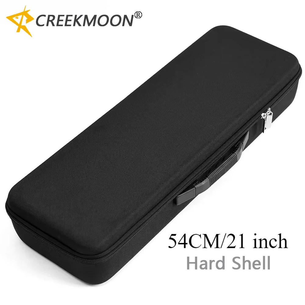 

54CM/21IN Hard Shell Fishing Bag Case Portable Shockproof EVA Carry Case for Fishing Rod Reel Lure Tackle Tool Storage Organizer