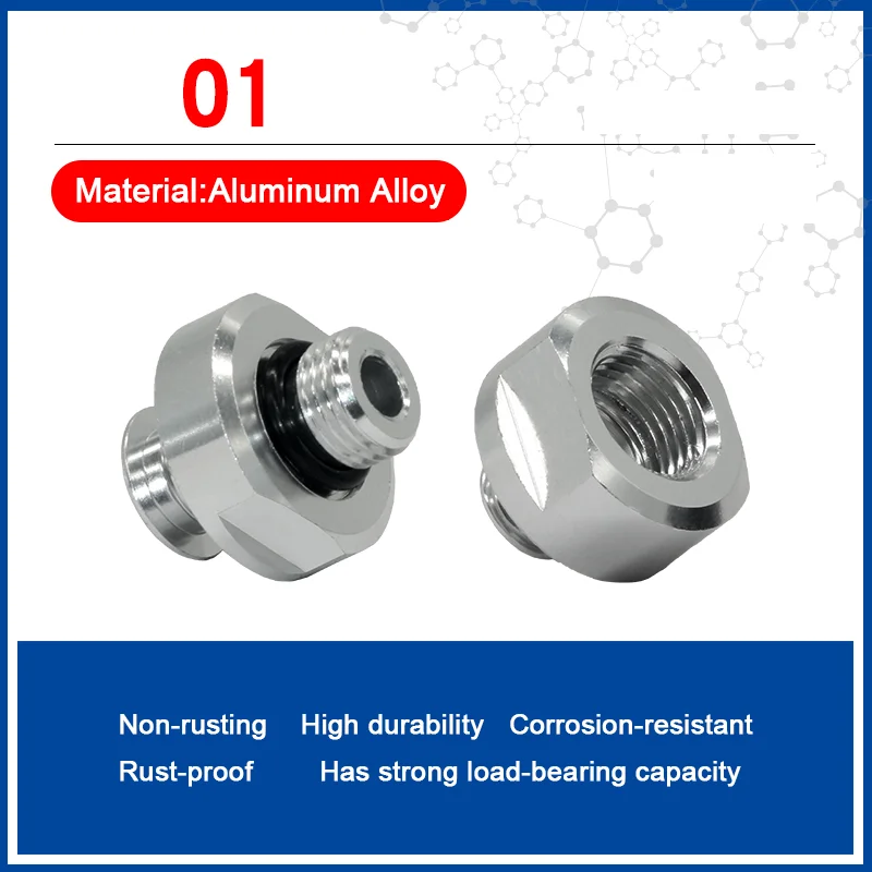 VB/VF Series Vacuum Suction Cup Adapter M5M G1/8 G1/4 Male Thread Or Female Thread