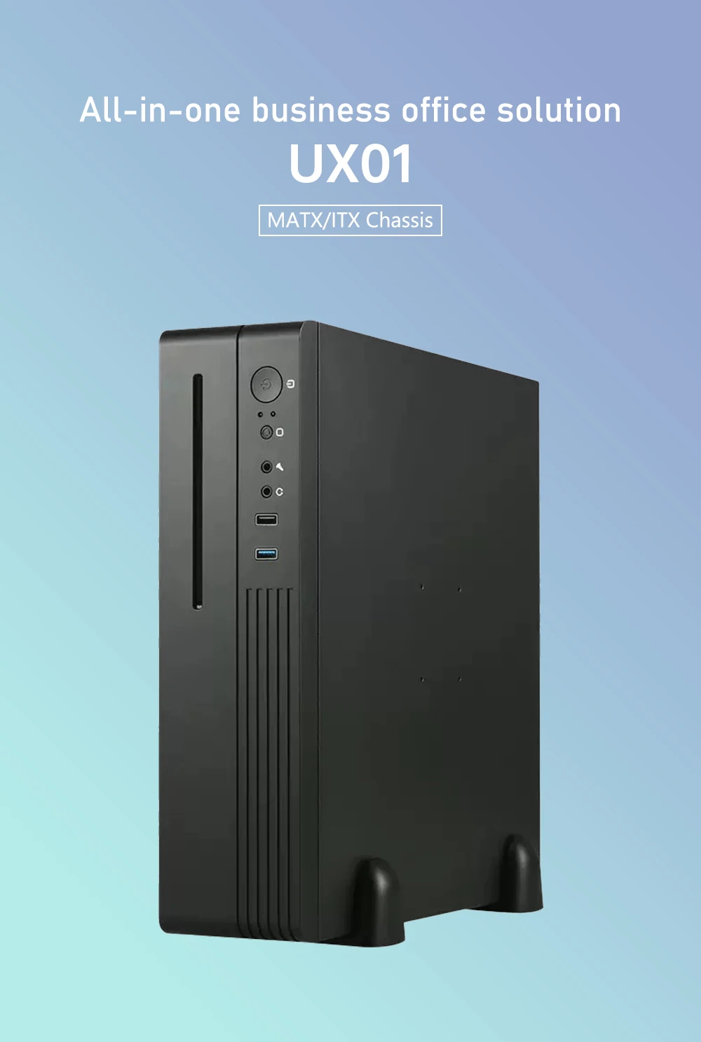 حافظة كمبيوتر ITX صغيرة ، خزانة ألعاب سطح المكتب ، تحكم صناعي ، HTPC ، هيكل الخادم ، حسب الطلب ، من من SPCC ، MATX PC