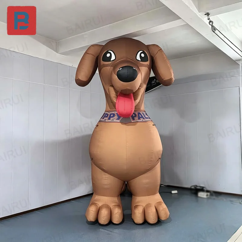Inflatable dog, customizable size inflatable cartoon dog model, used for decoration in animal protection activities