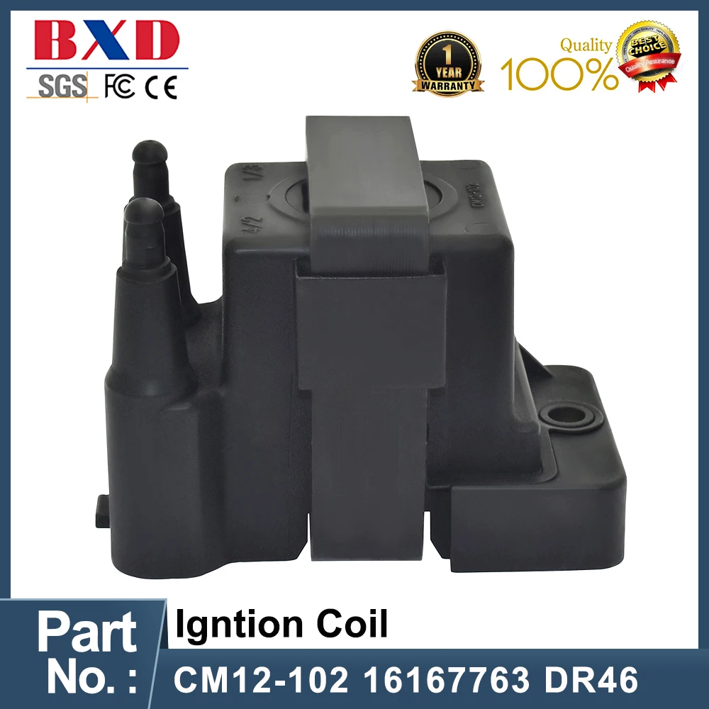 

High Quality Ignition Coils CM12-102 16167763 DR46 For 91-02 Saturn SL SW SC 1.9L L4 High Quality Ignition Coils CM12-102 161677