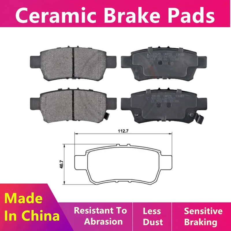 For Honda Crossroad (Rt) Odyssey 3 (Rl3) Rear Brake Pads/Auto Parts D1088