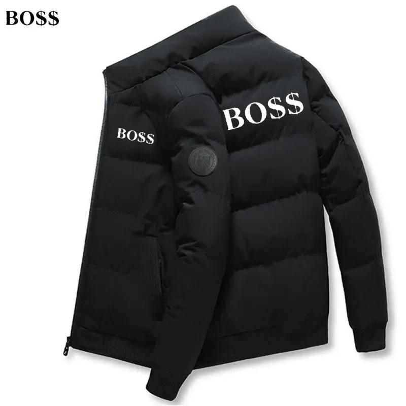 

Winter Tiger Head Cotton Coat Men's New Thickened Warm Coldproof Cotton Coat Casual Fashion Hooded Male Clothes Cotton fit Coat