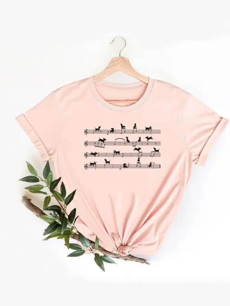 Watercolor Wild Animal Trend Cute Clothing Summer Top Basic Women Clothes Fashion Short Sleeve Print T Shirt Tee Graphic T-shirt